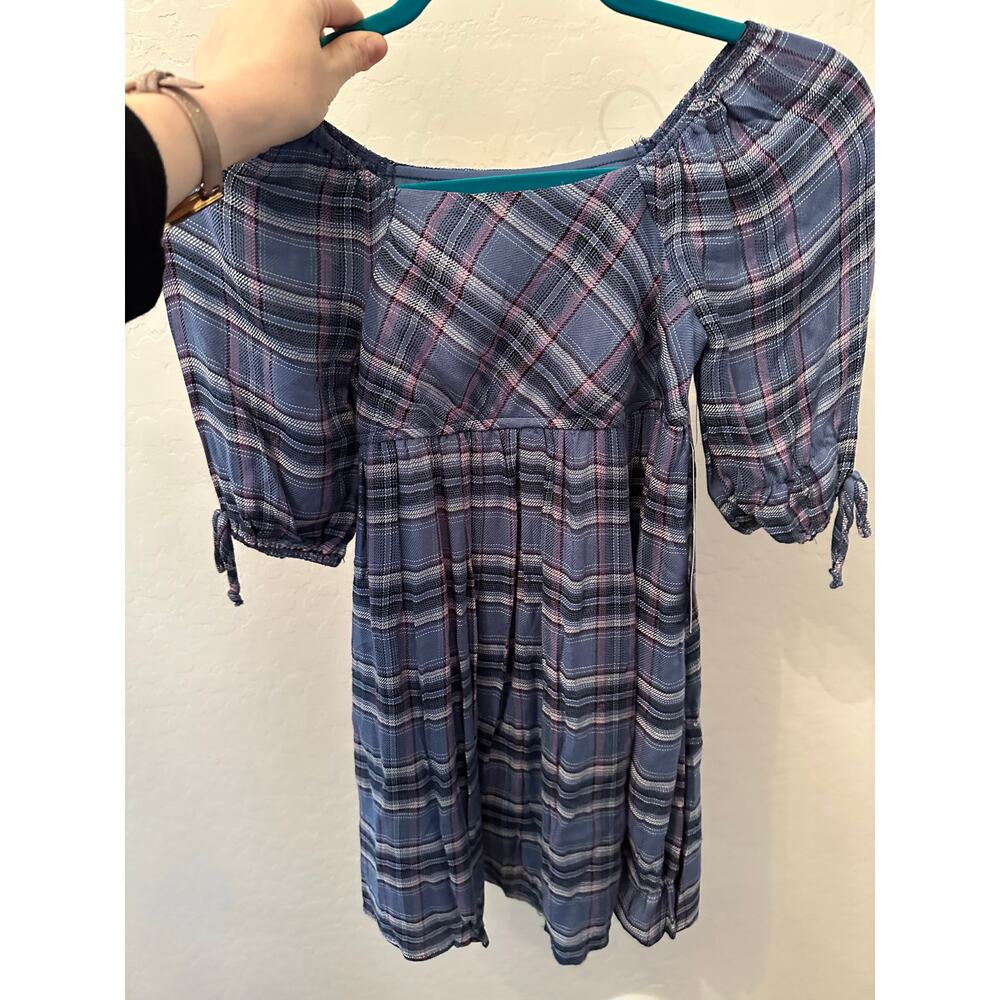 NWT plaid flannel dress